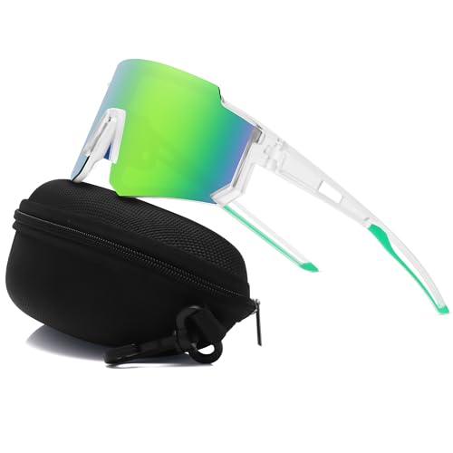 Clear Frame-green Mirror Lens