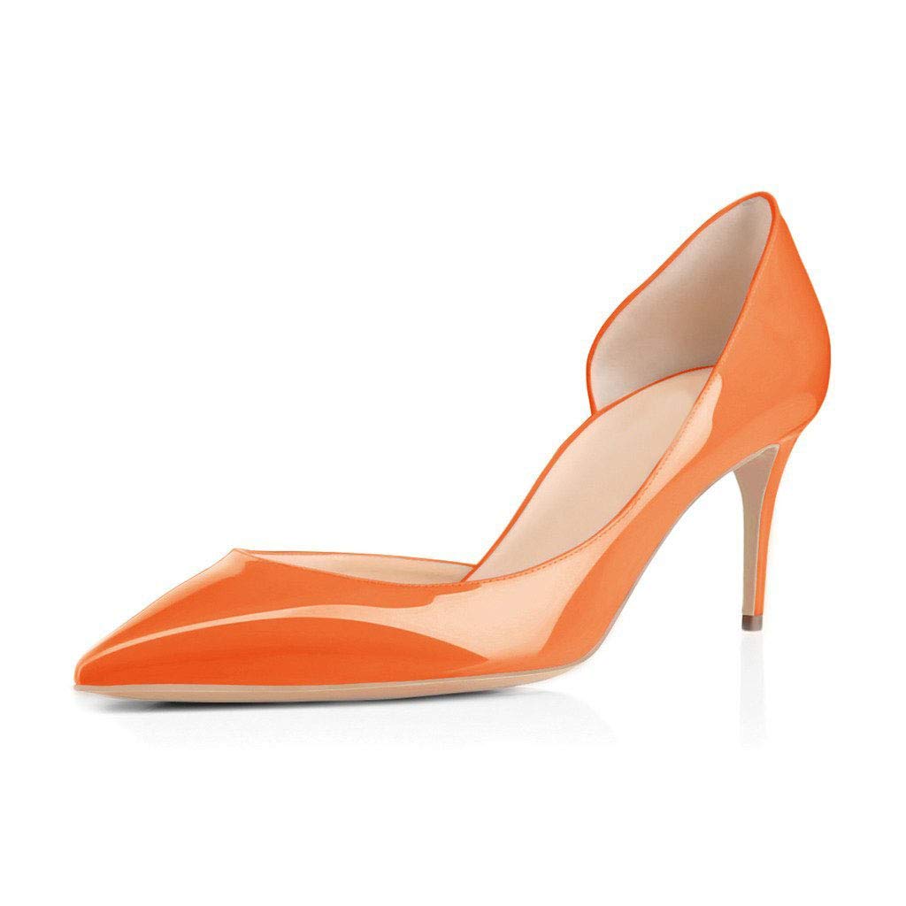 Women's Sexy Pointed Toe D'Orsay Pumps - Stiletto High Heel Slip On Dress Shoes for Party, Wedding & Office Wear | Comfortable & Elegant Women's Dress Shoes