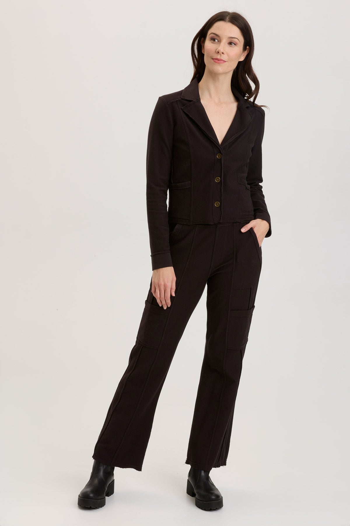 Stylish TACIE Blazer for Women - Classic Black Formal Jacket for Office, Business Meetings & Evening Events