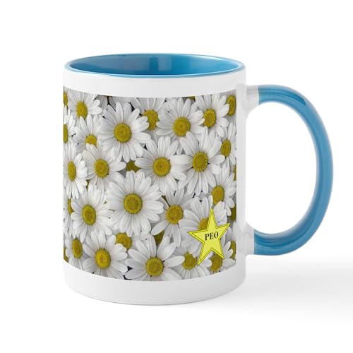 White/Blue Inside - PEO Daisy Mug