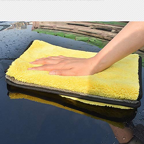 Premium Microfiber Car Wash Towel 30x40cm - Ultra Absorbent, Scratch-Free Detailing Cloth for Car Cleaning, Drying & Waxing - Ideal for Auto Detailing, Windshield Care & Vehicle Maintenance (1 Pack)