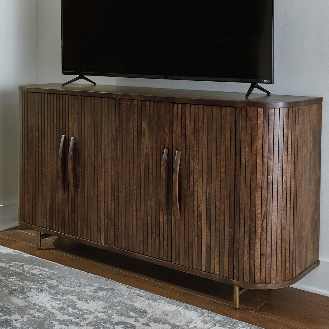 Amickly Modern Accent Cabinet - Stylish Storage Side Table for Living Room, Bedroom & Entryway - Perfect for Home Decor & Organization
