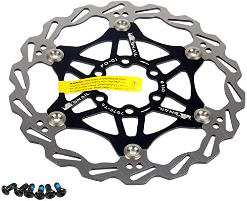 160mm & 180mm Bicycle Disc Brake Rotor Set - 6 Bolt Universal Fit for Road Bikes, Mountain Bikes, MTB & BMX - Durable Aluminum Alloy & Stainless Steel - Perfect for Commuting, Trail Riding & Urban Cycling