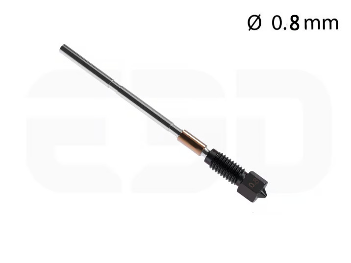 E3D Prusa Nozzle - High Flow ObXidian Nozzle for 3D Printers (0.4mm/0.6mm/0.8mm) - Durable & Clog-Resistant - Perfect for High-Speed Printing & Professional 3D Projects