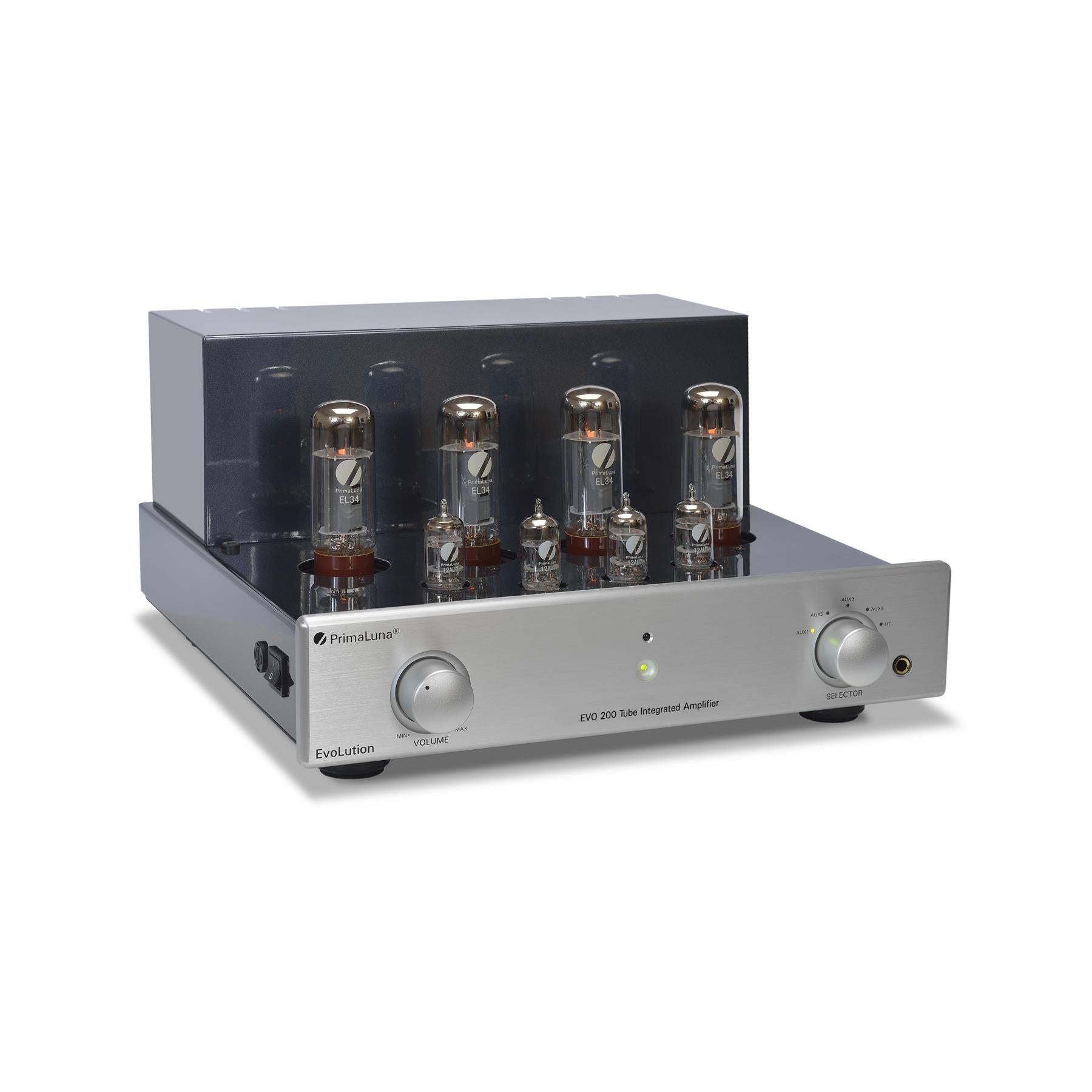PrimaLuna EVO 200 Integrated Tube Amplifier - High-End Vacuum Tube Stereo Amp for Audiophiles | Perfect for Home Theater & Music Listening Rooms