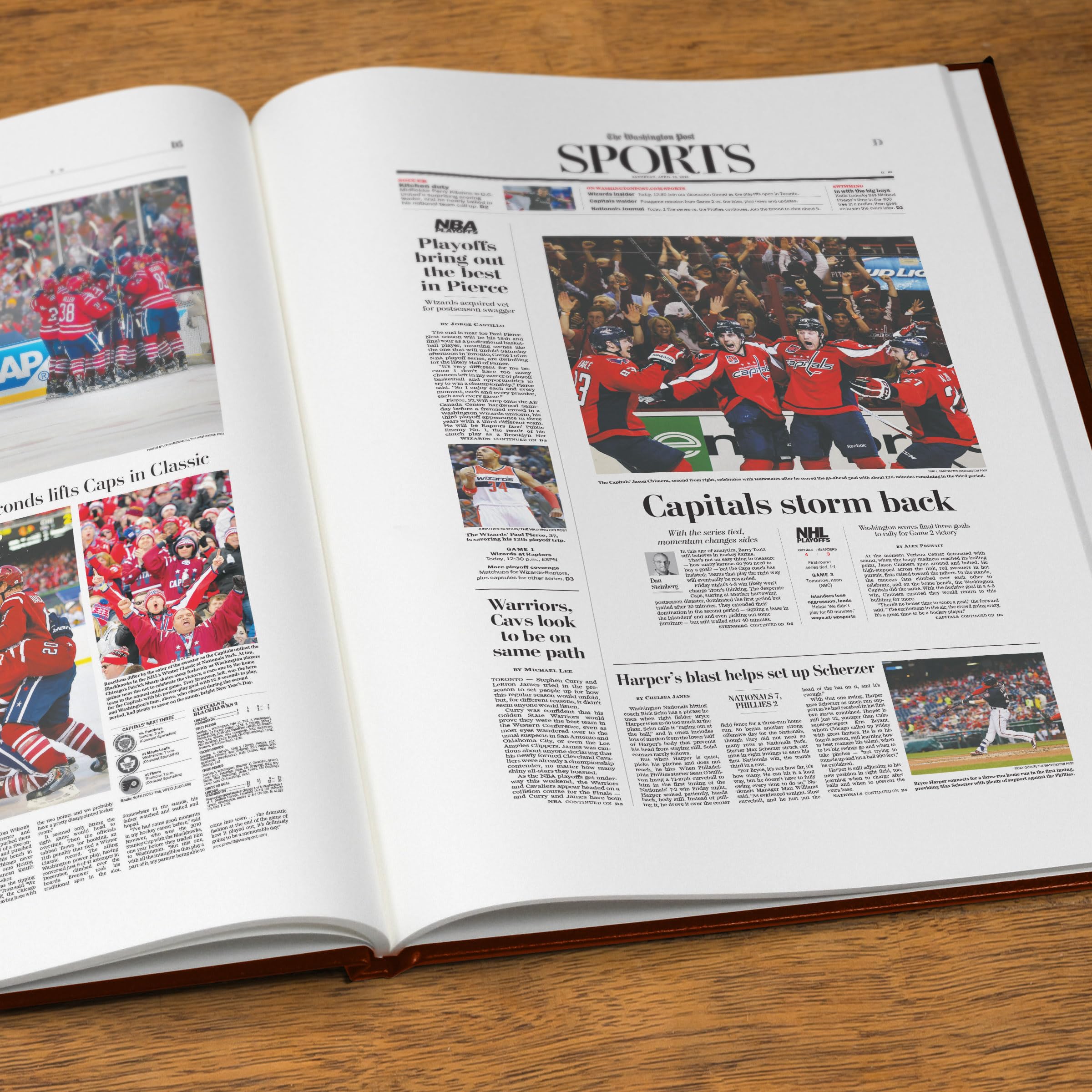 Personalized NHL Ice Hockey History Book - A3 Large Deluxe Hardcover with Gold Embossed Name - Unique Keepsake Gift for Hockey Fans - Perfect for Anniversaries, Birthdays & Sports Memorabilia Collections