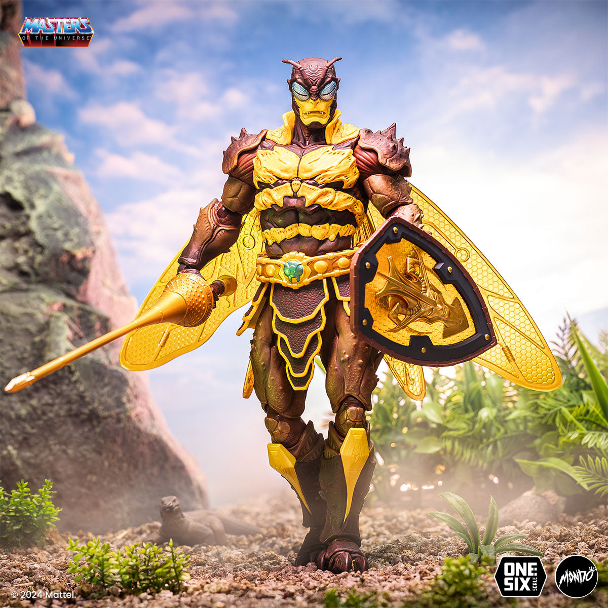 Masters of the Universe Buzz Off 1/6 Scale Action Figure - Timed Edition Collectible for Fans and Display - Perfect for Home Decor, Office Display, and Gift Giving
