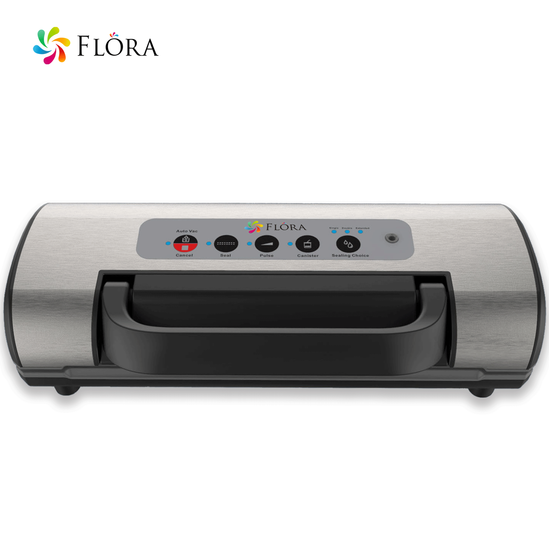 FL FVS 3206 Commercial Food Vacuum Sealer Machine with 22+28 Precut Bags - Heavy Duty Food Saver for Meat, Cheese & Meal Prep - Professional Kitchen & Restaurant Storage Solution