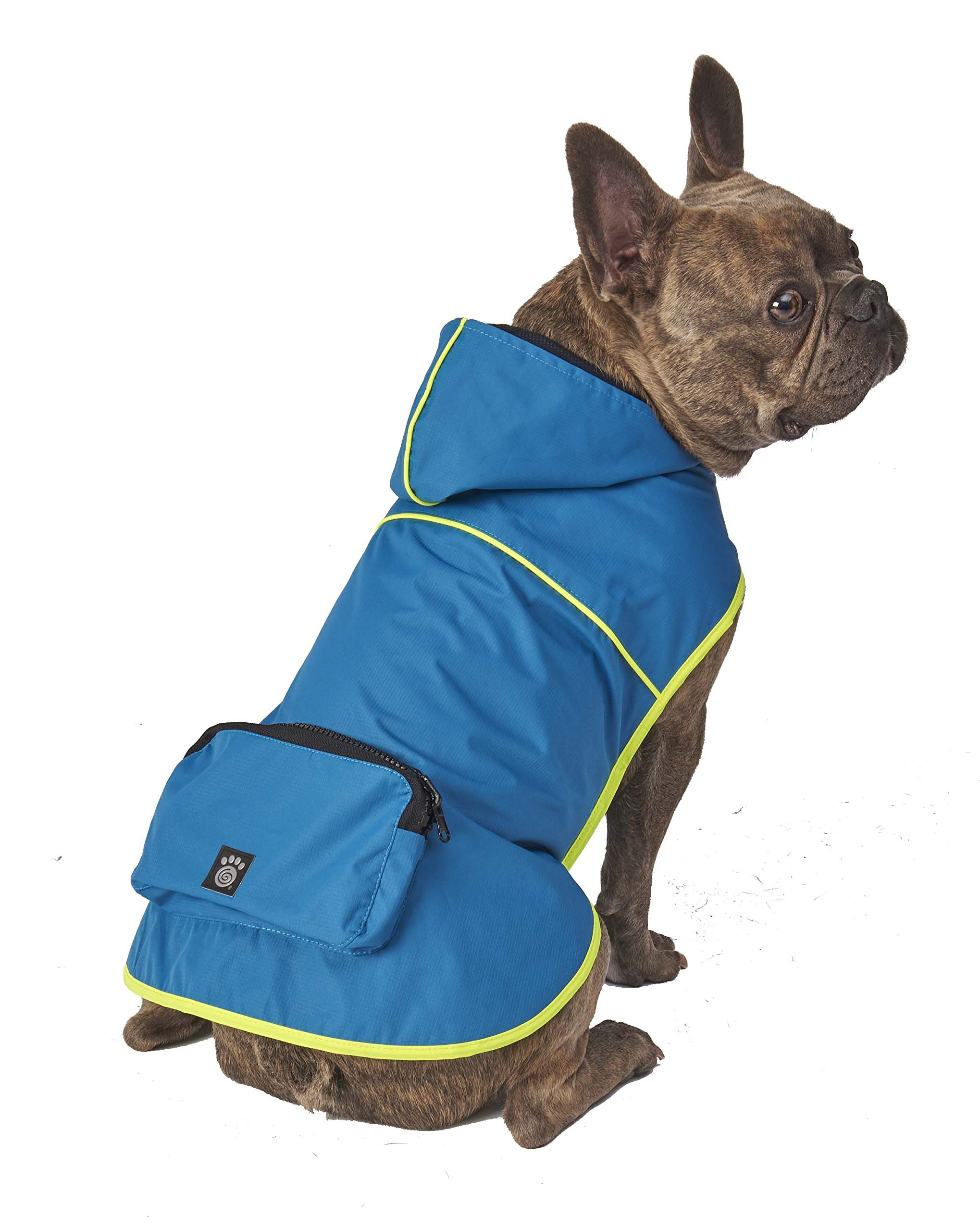 Waterproof Packable Rain Jacket for Women & Men - Lightweight Windbreaker with Hood, Teal Green, Small - Perfect for Hiking, Travel & Outdoor Adventures