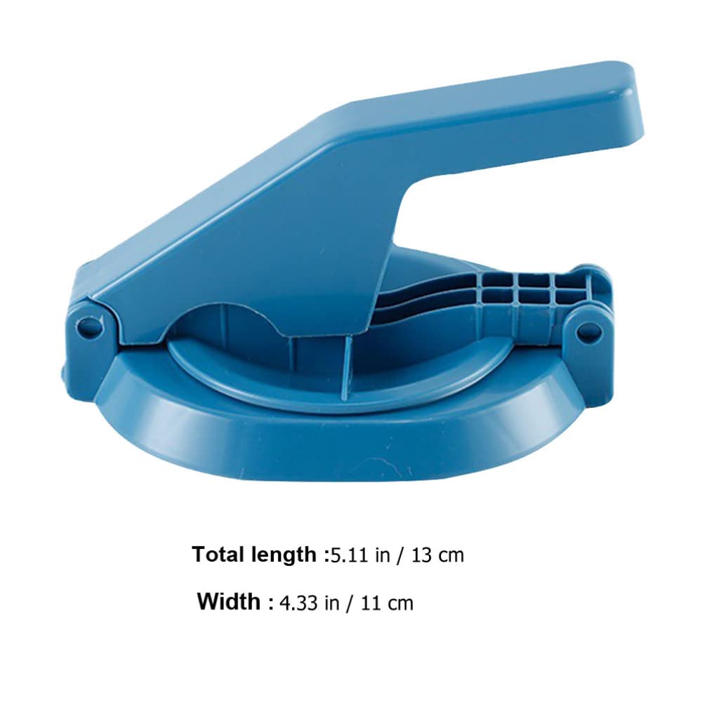 Multifunctional Plastic Tortilla Press & Dumpling Maker - Hemoton Dough Press for Baozi, Pierogi, Ravioli & Hand Pies | Perfect for Homemade Mexican, Chinese & Italian Cuisine | Kitchen Gadget & Pastry Tool