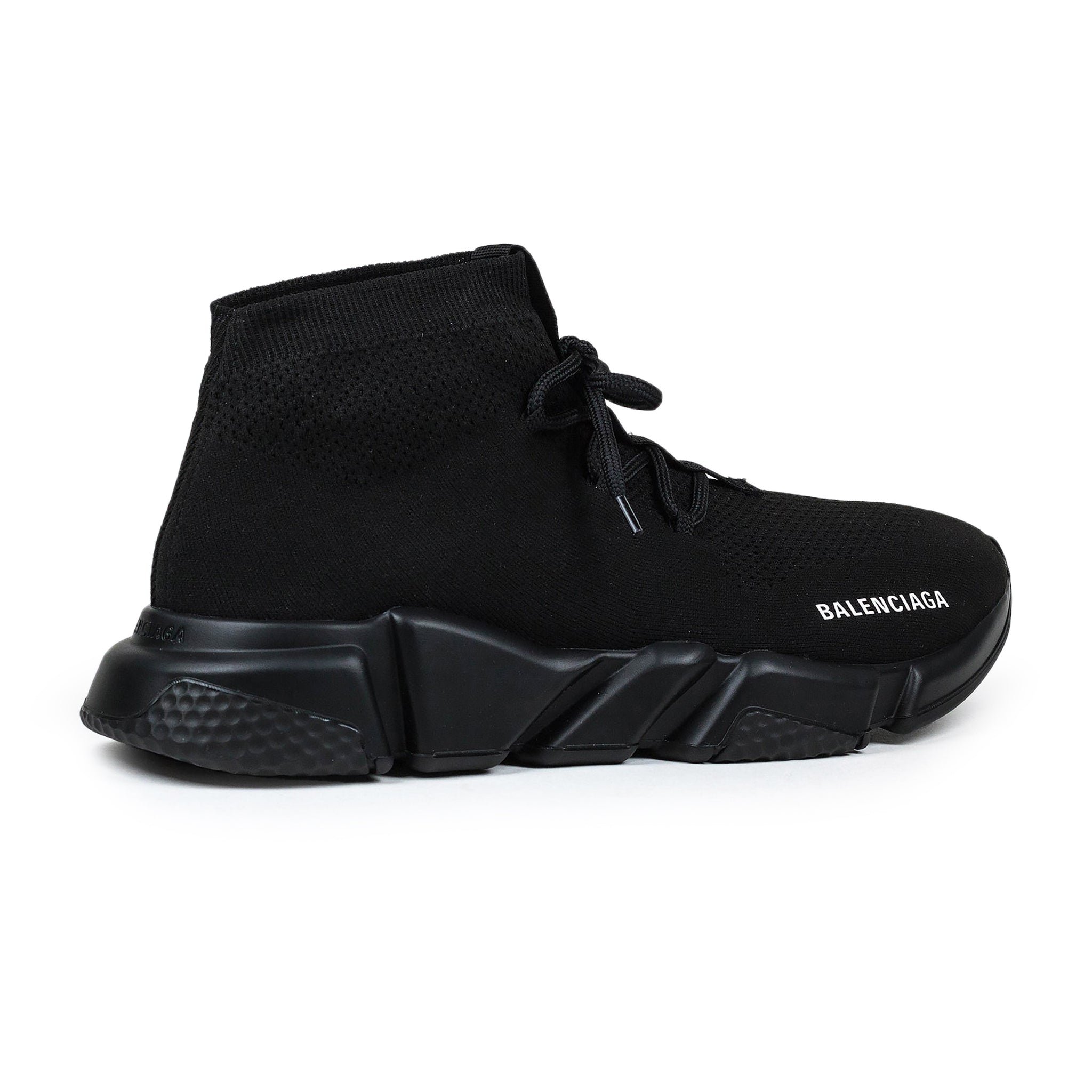 Balenciaga Speed Knit Lace Sock Triple Black Women's Sneakers - Stylish & Comfortable for Casual Wear, Running & Street Fashion