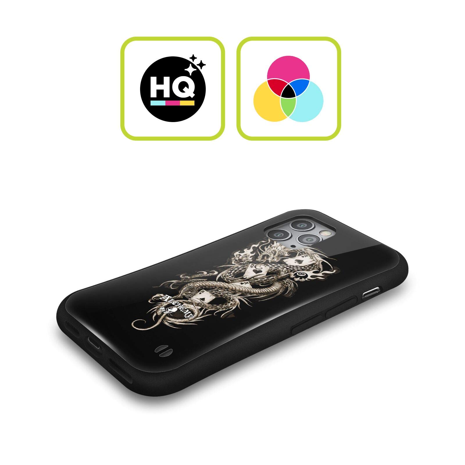 Alchemy Gothic Imperial Dragon Hybrid Case for iPhone 12/12 Pro - Officially Licensed Phone Cover with Unique Dragon Design | Perfect for Gothic Lovers & Fantasy Enthusiasts