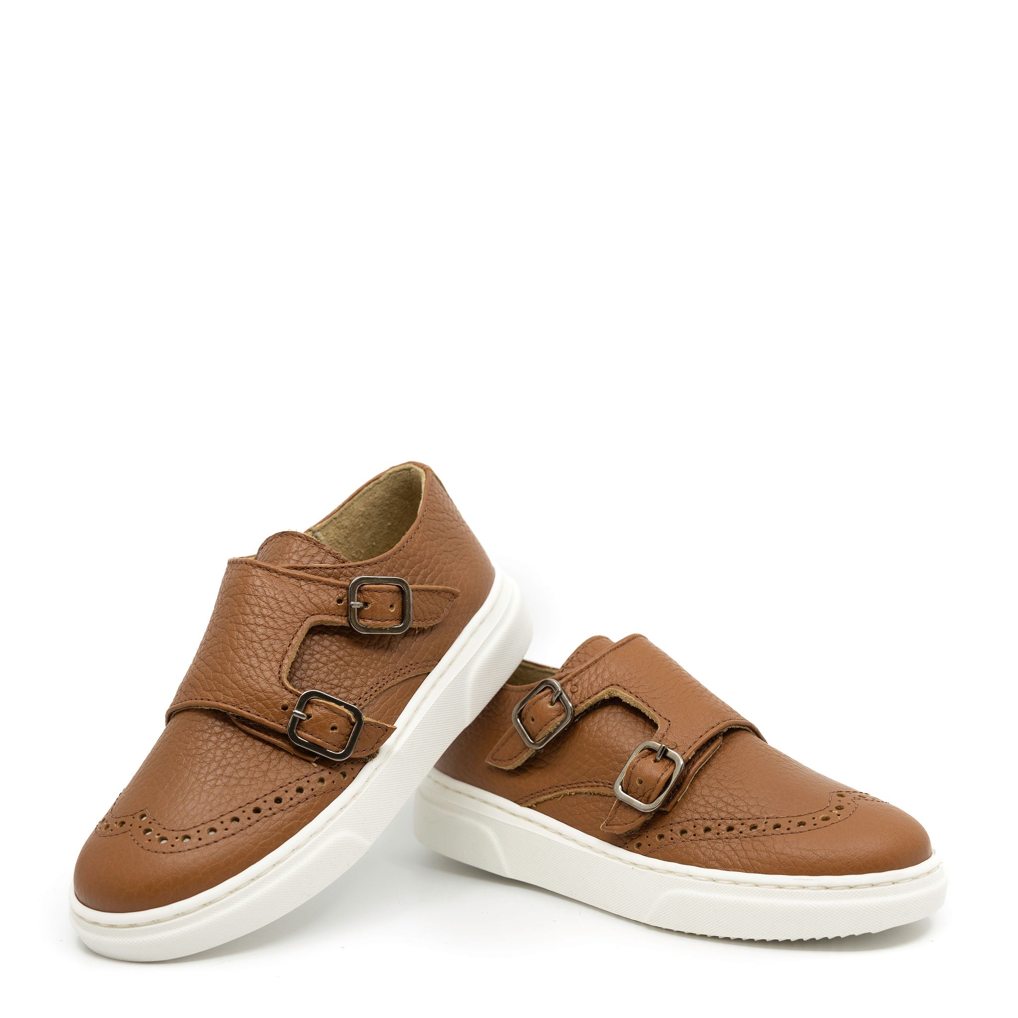 Blublonc Luggage Pebbled Wingtip Sneakers for Men - Stylish & Comfortable Casual Walking Shoes - Perfect for Travel, Work & Everyday Wear