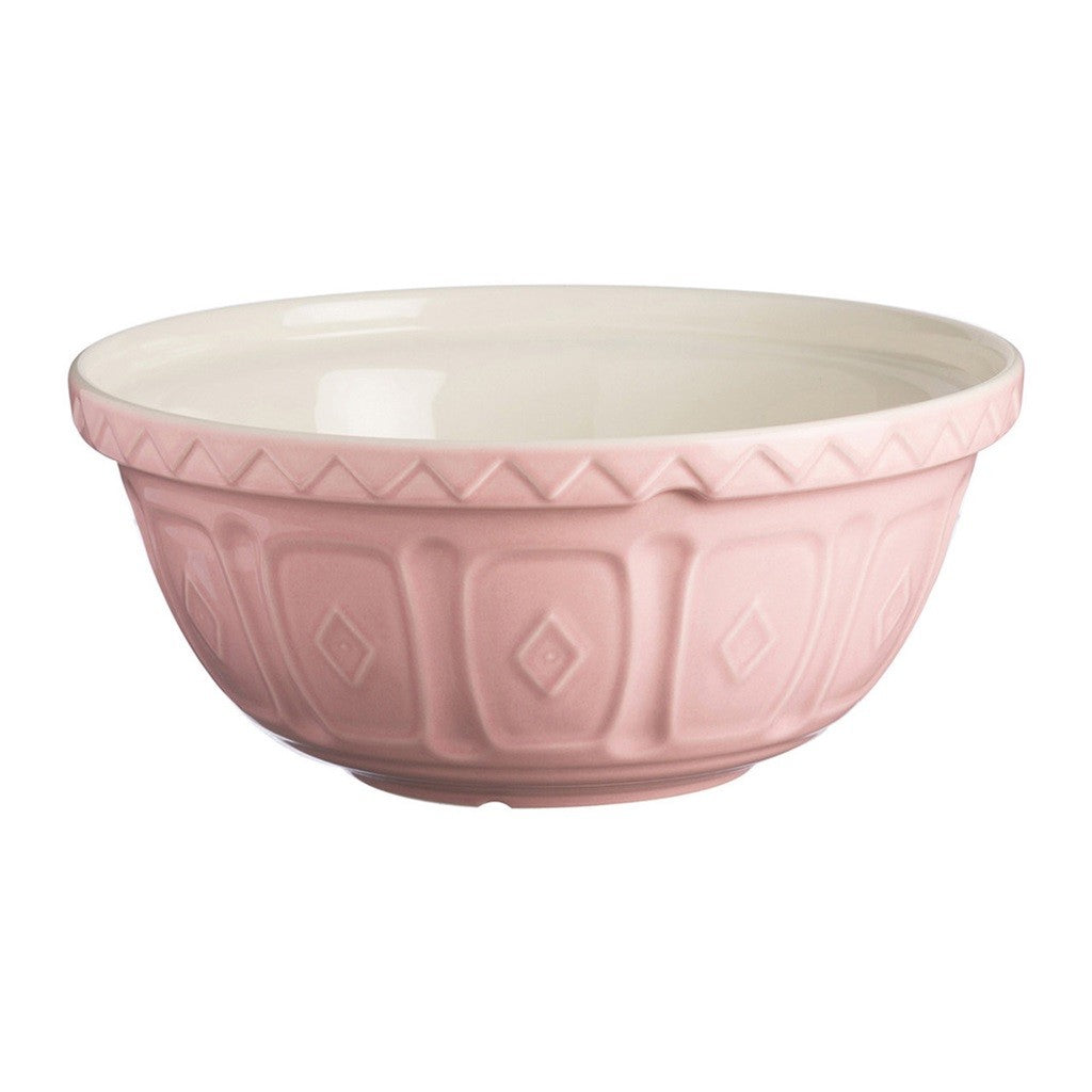 Mason Cash 10.2-Inch Pink Mixing Bowl for Baking, Cooking & Serving – Durable Ceramic Bowl for Cake Mix, Dough, Salad & More – Perfect for Home Kitchen & Professional Use
