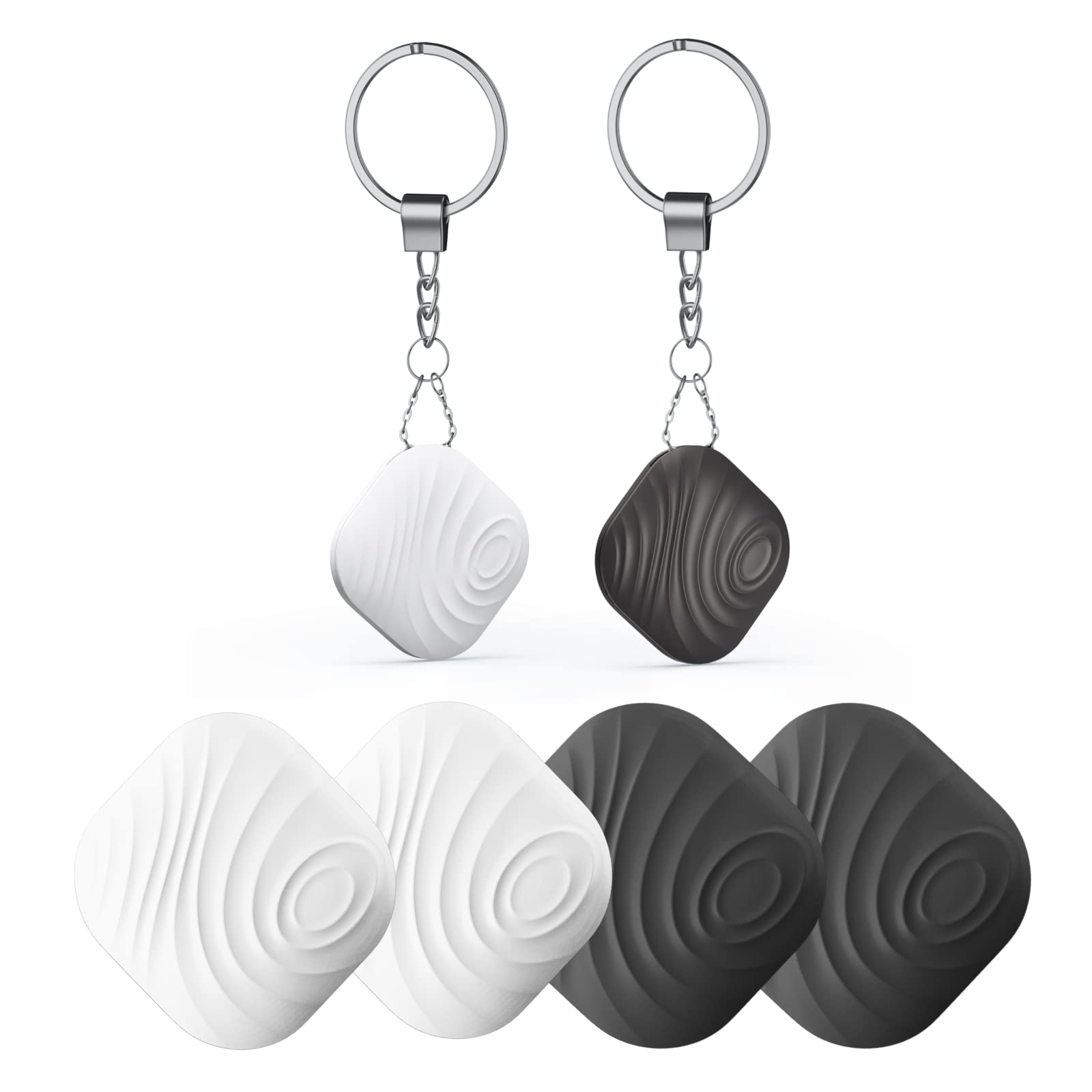 Bluetooth Key Finder & Item Locator - Smart Tracker with Keychain for Keys, Pets, Wallets & Backpacks | Works with Android & iOS | Includes Batteries | Never Lose Your Essentials Again