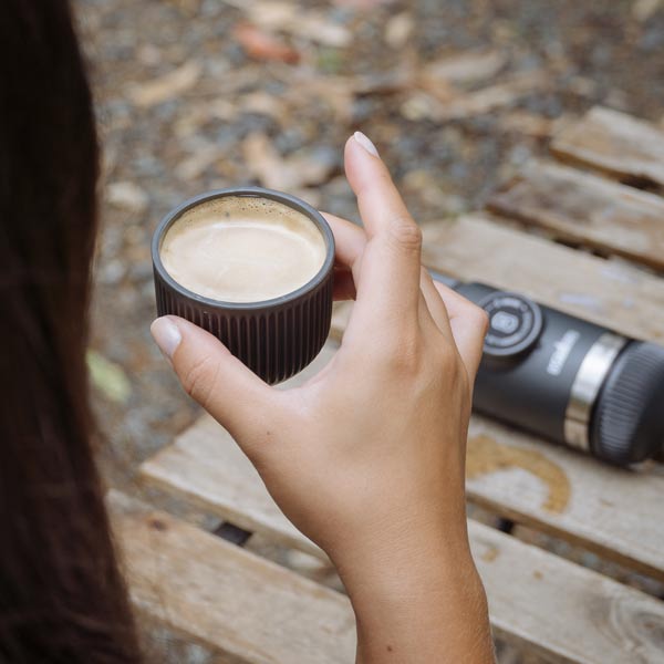 Wacaco NanoPresso NS Portable Espresso Maker Bundle - Compact Handheld Coffee Machine for Travel, Camping & Office Use