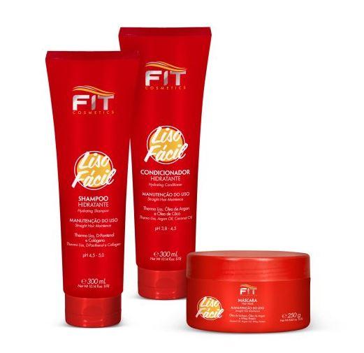 Easy Smooth Home Care Maintenance Moisturizing Treatment 3x300ml - Deep Hydration for Dry Hair - Fit Cosmetics | Perfect for Daily Hair Care & Salon-Quality Results at Home