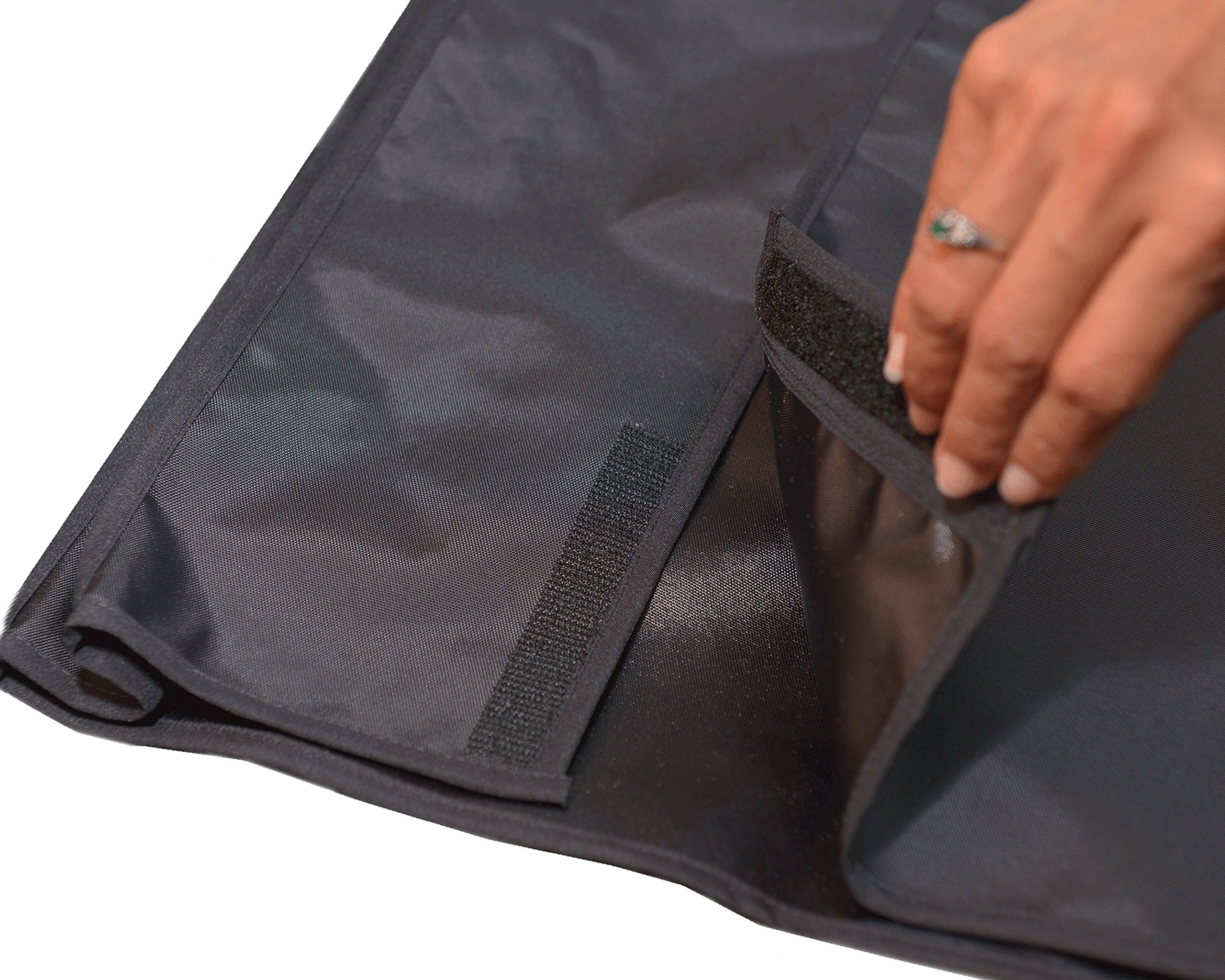 Comp Bind Technology Heavy Duty Waterproof Outdoor TV Cover for Samsung UN75ES9000FXZA 75'' Smart TV, 66.6''W x 3''D x 38''H, Perfect for Patio, Garden, and All-Weather Protection
