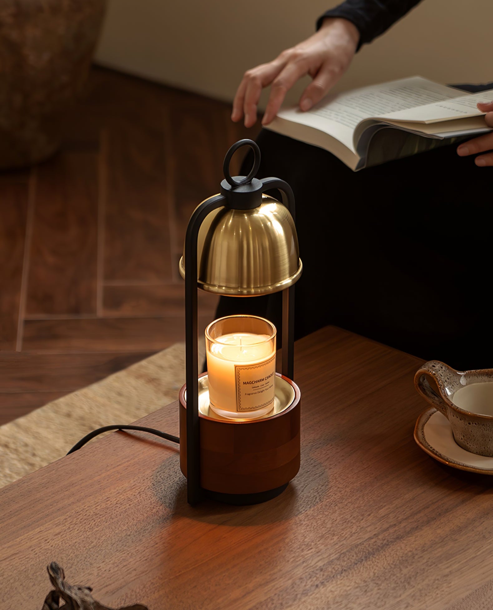 Lunara Candle Warmer Lamp - Electric Wax Melter for Home Decor, Aromatherapy & Gift - Perfect for Bedroom, Living Room, Office & Spa Relaxation