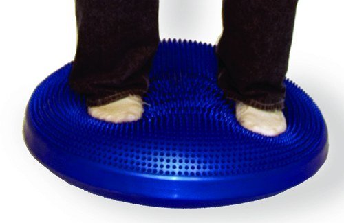35cm Wide Blue Vestibular Disc - Balance Training Equipment for Physical Therapy, Yoga & Fitness Exercises