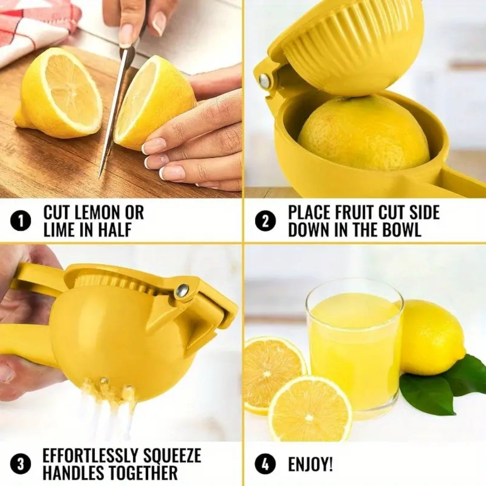 Premium Cuisinox 8-Inch Stainless Steel Lemon Squeezer - Heavy Duty Citrus Juicer for Lemons, Limes & Oranges - Perfect for Cocktails, Baking & Fresh Juice at Home or Bar Use