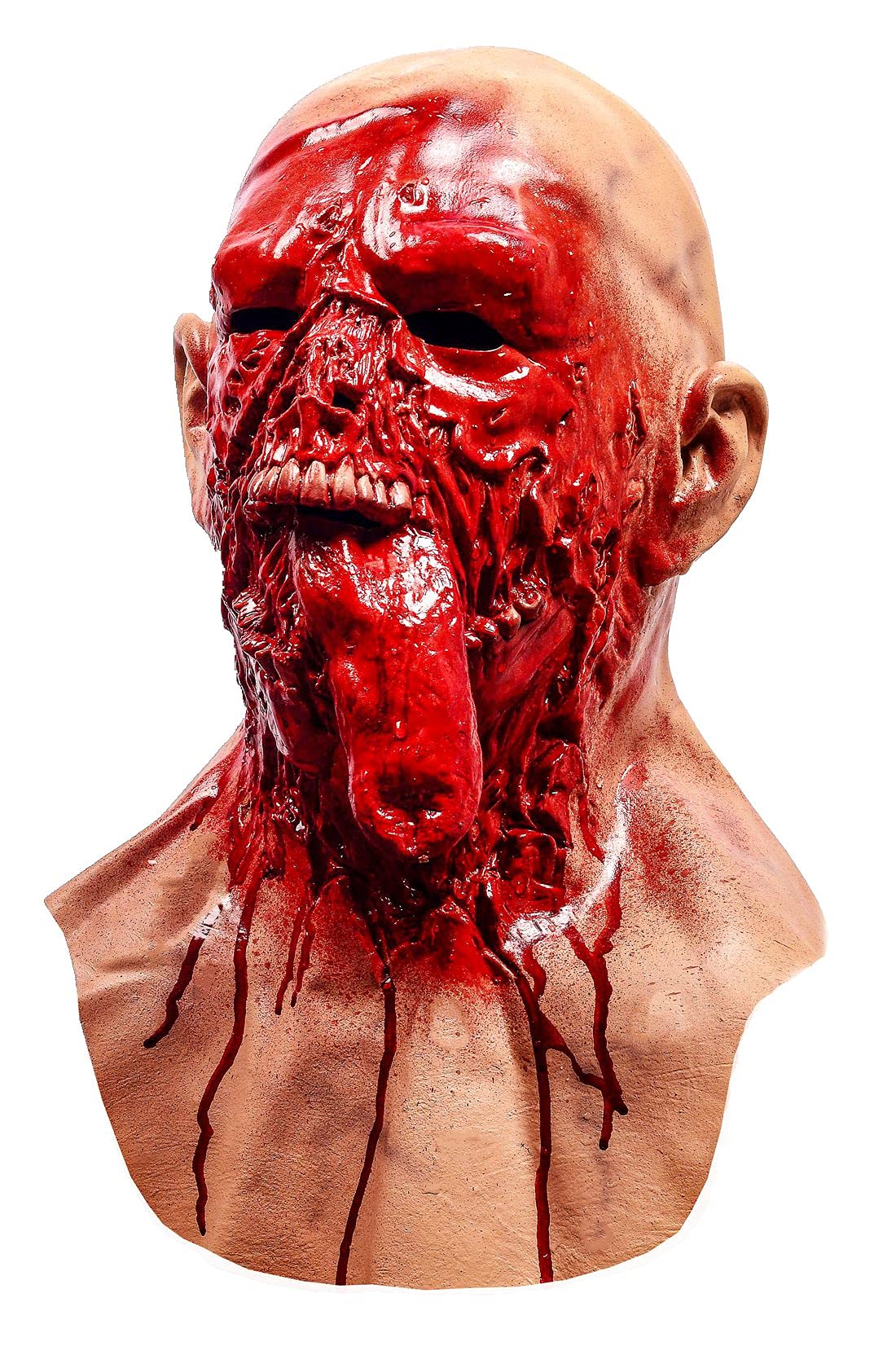 LEKA NEIL Halloween Mask - Scary Zombie Vampire Mask for Adults, Creepy Costume Accessory for Horror Parties & Cosplay | Perfect for Halloween, Haunted Houses & Themed Events