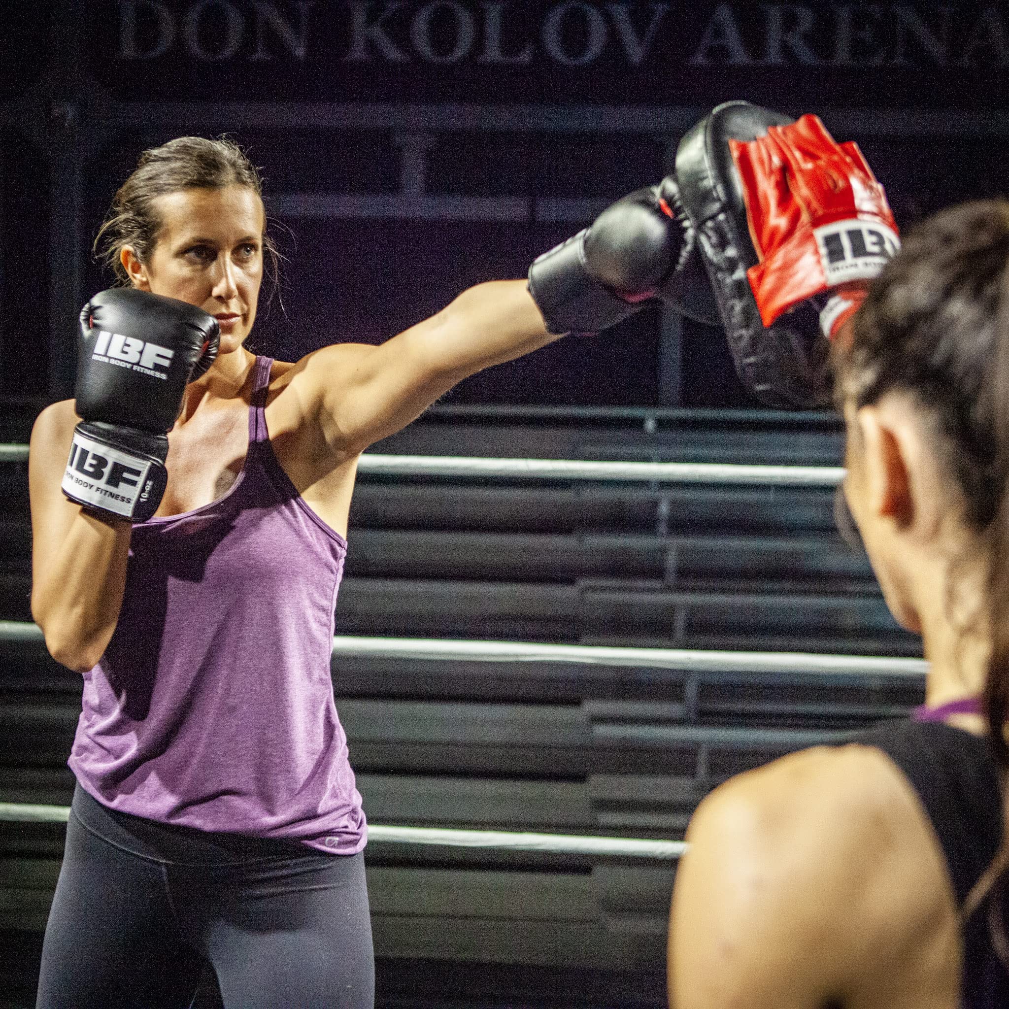 IBF IRON BODY FITNESS TRN Boxing Gloves for Men & Women - Professional Training, Sparring, and Heavy Bag Workouts