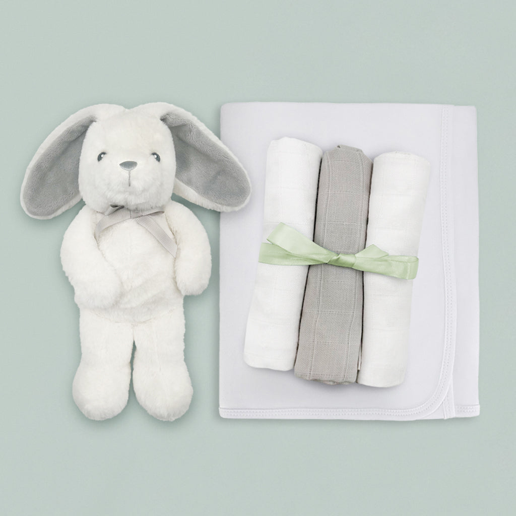 Premium Baby Gift Basket for New Parents - Neutral Gender Baby Shower & Newborn Welcome Gift Set - Perfect for Baby Showers, Birthdays & Special Celebrations