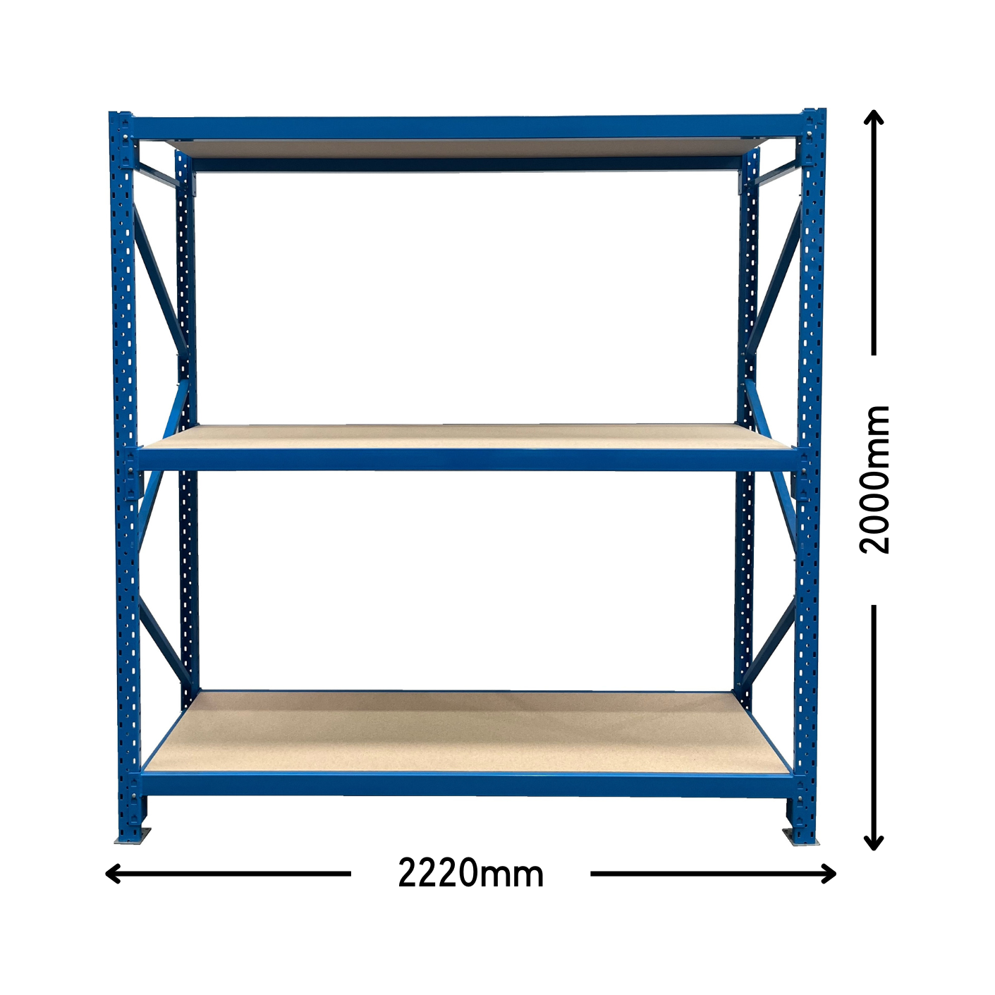 3-Tier Heavy Duty Garage Shelving Unit - Sturdy Metal Storage Rack for Tools, Equipment & Organization - Perfect for Garage, Basement, Workshop & Home Storage