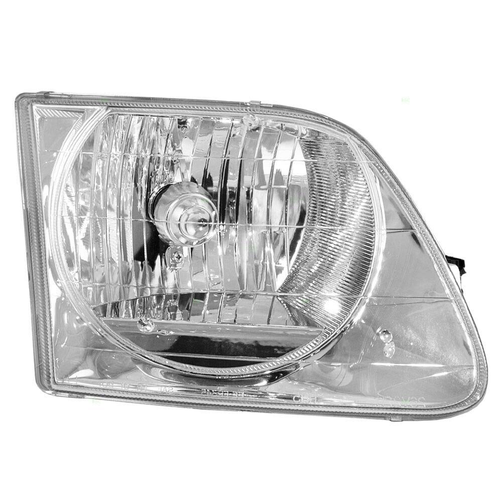 Ford F-150 Lightning & Heritage Pickup Headlight Assembly (2001-2004) - Replacement Passenger Side Headlamp for Improved Night Driving & Off-Road Visibility