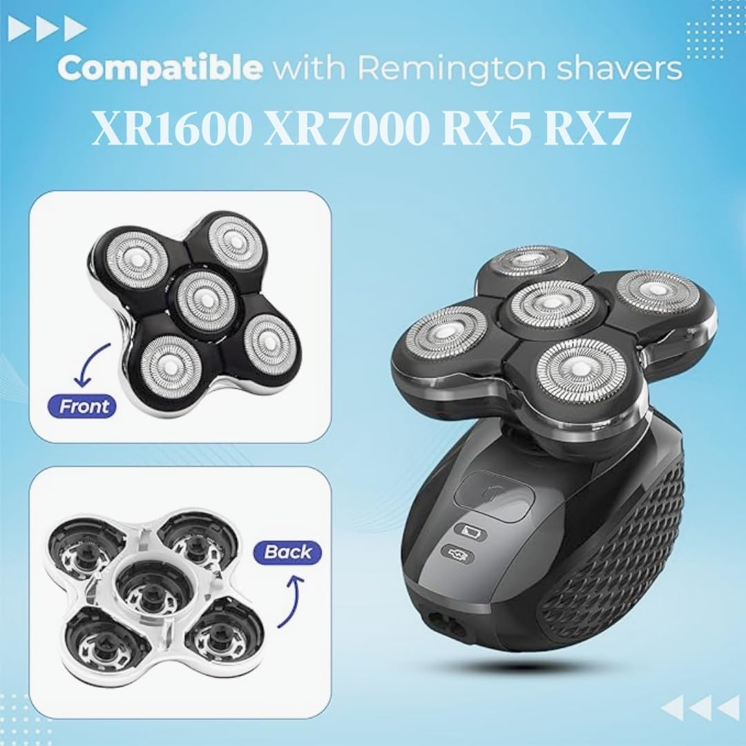 Remington Balder Pro XR7000 Replacement Shaver Head - Compatible with Model XR7000 Electric Shaver - Perfect for Men's Grooming & Travel Shaving Kit