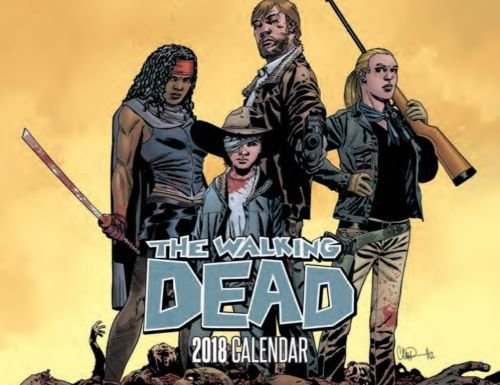 SDCC Walking Dead 2018 Calendar Sealed with PX Walking Dead #1 Variant Edition Comic Book - Perfect for Collectors, Fans & Comic Conventions