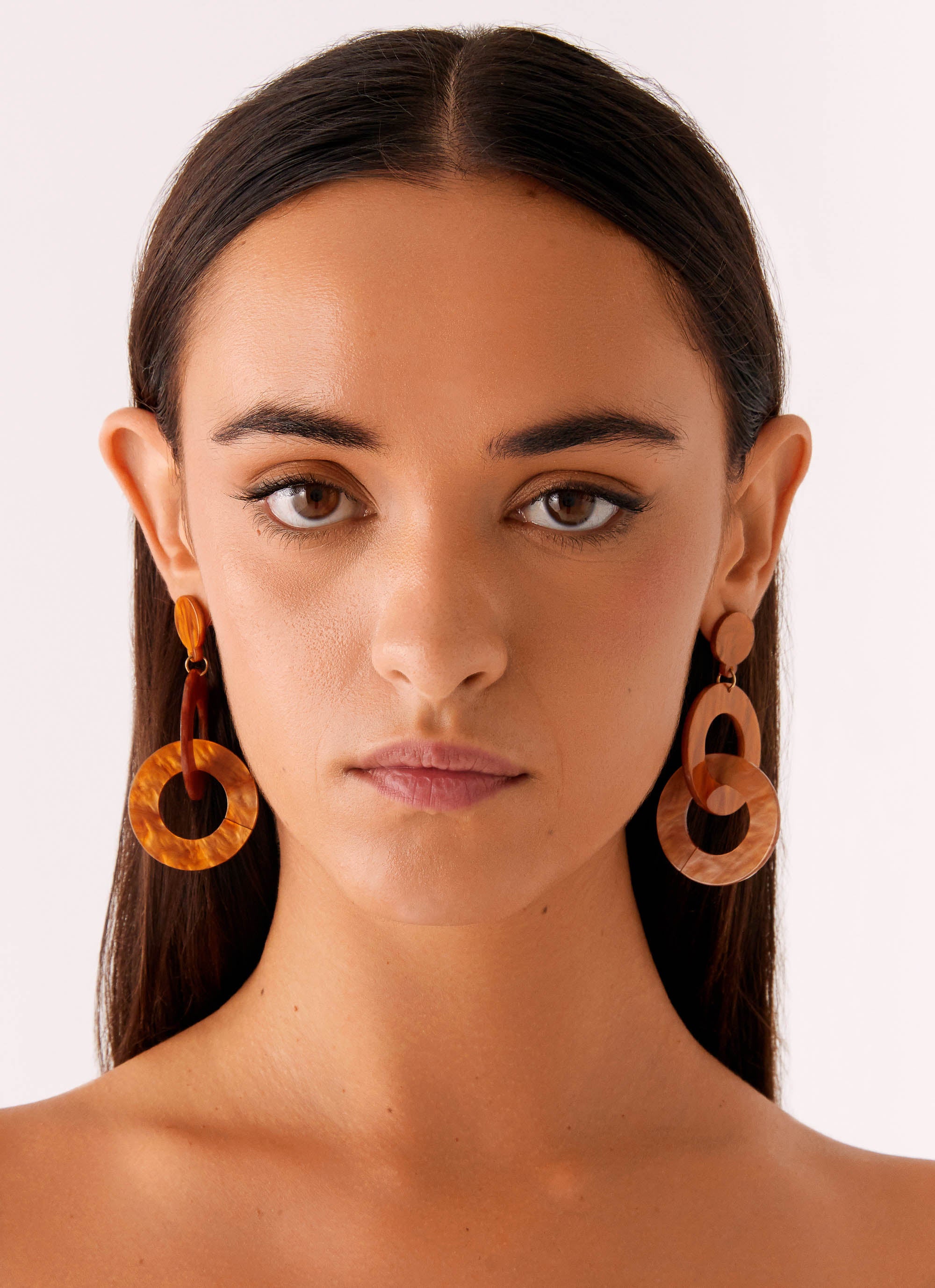 Elegant Brown Bijou Earrings for Women - Perfect for Parties, Weddings & Everyday Wear