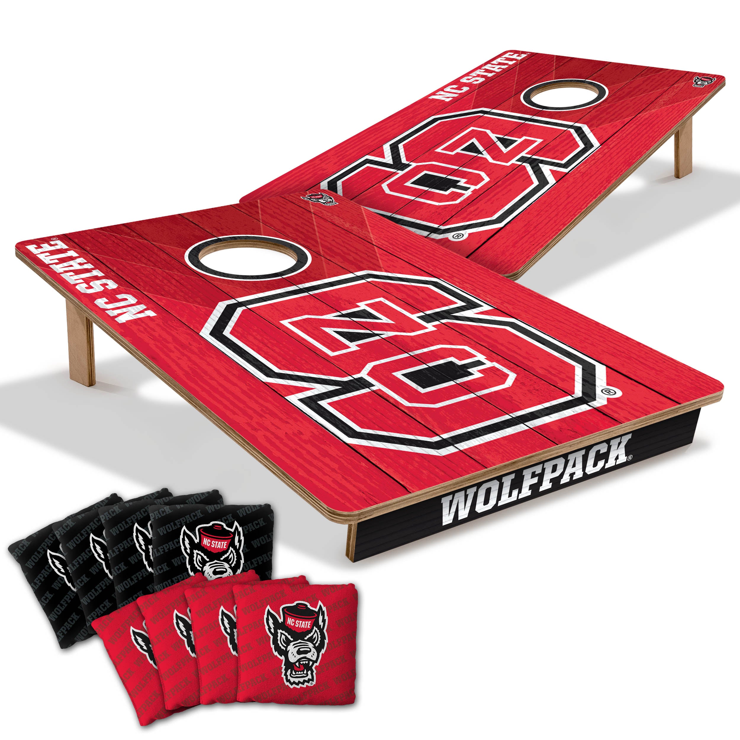 Official NCAA Licensed 2x3 Cornhole Boards Set - Premium Regulation Size Bean Bag Toss Game for Tailgating, Backyard Parties & Outdoor Fun