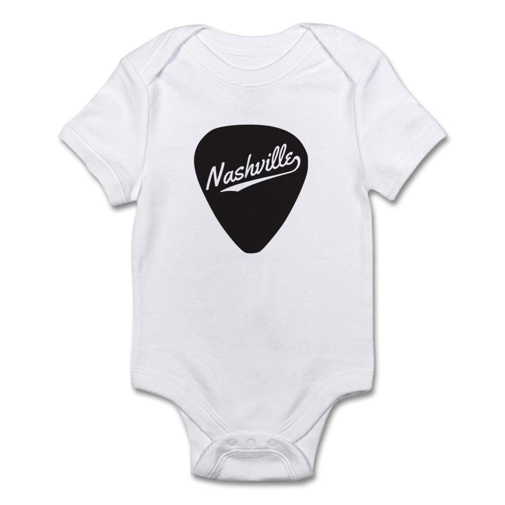 Nashville Guitar Pick Baby Bodysuit - Cute Music-Themed Onesie for Infants | Perfect for Concerts, Music Lovers & Photo Shoots