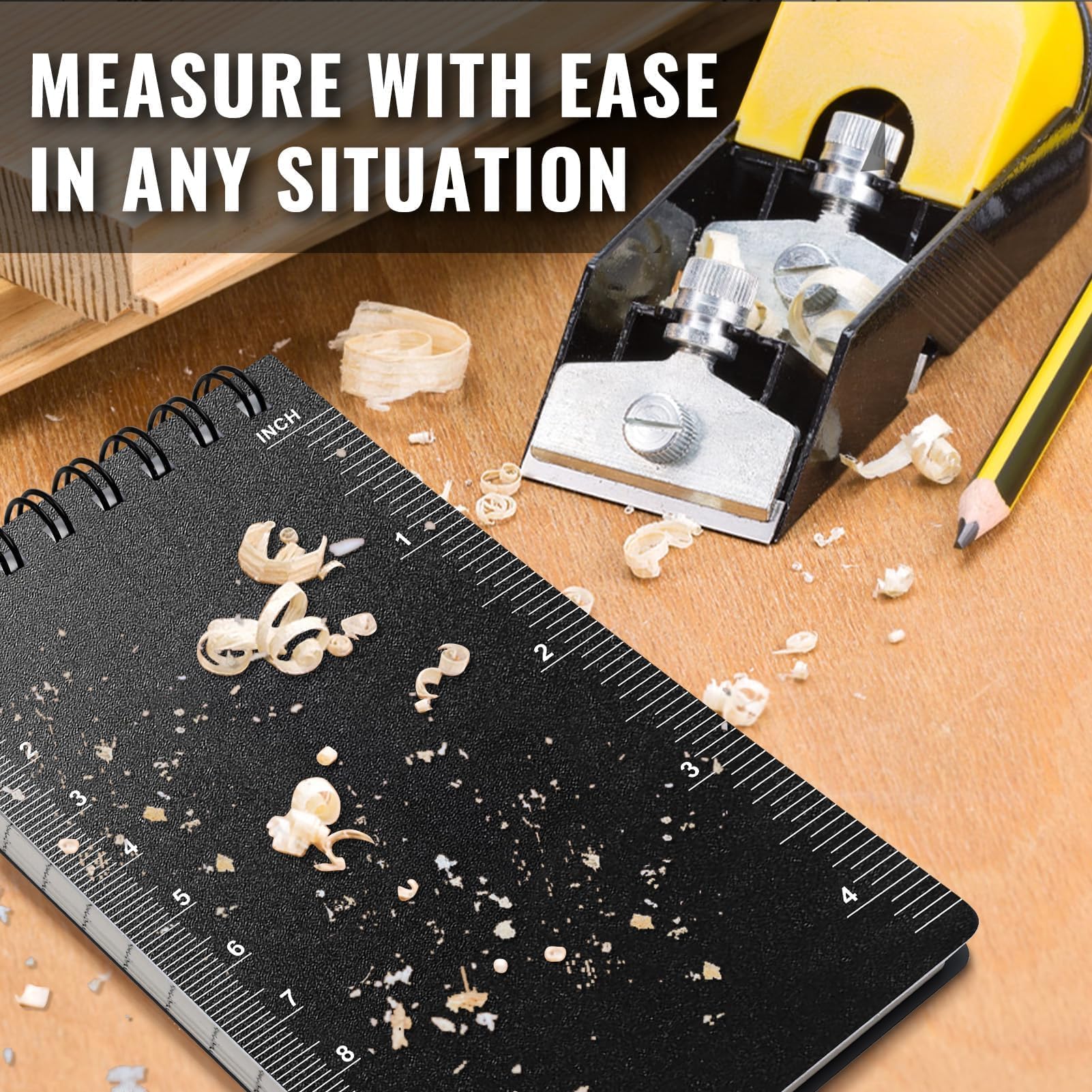 POPYOLA 4 Pack Waterproof Pocket Notebook - 3x5 All Weather Mini Spiral Notepad with 100 Squared Pages | Perfect for Outdoor Adventures, Police Work, Home Office & School Use