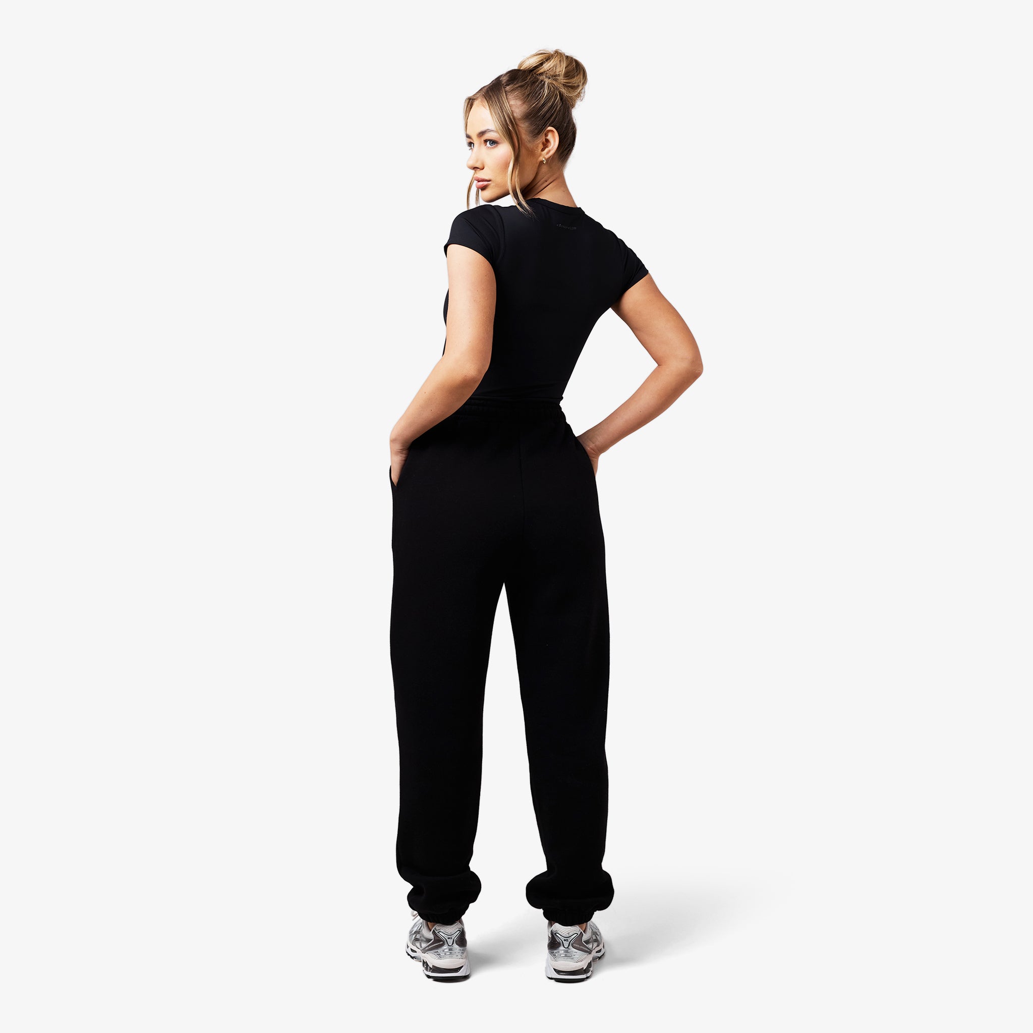 Core Cuffed Jogger Pants for Men - Black Athletic Joggers | Perfect for Gym, Running & Casual Wear