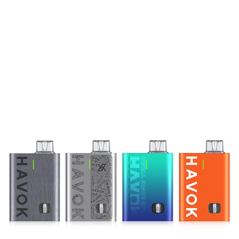 Uwell Havok R Pod Kit - Refillable Vape Pod System with 800mAh Battery & Adjustable Airflow for Smooth Vaping | Perfect for On-the-Go Use & Discreet Vaping