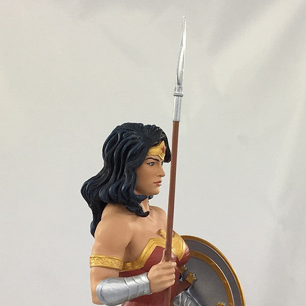 DC Comics Wonder Woman with Spear Rebirth Statue - SDCC 2017 Exclusive Collectible Figure | Perfect for Superhero Fans, Collectors & Home Office Display