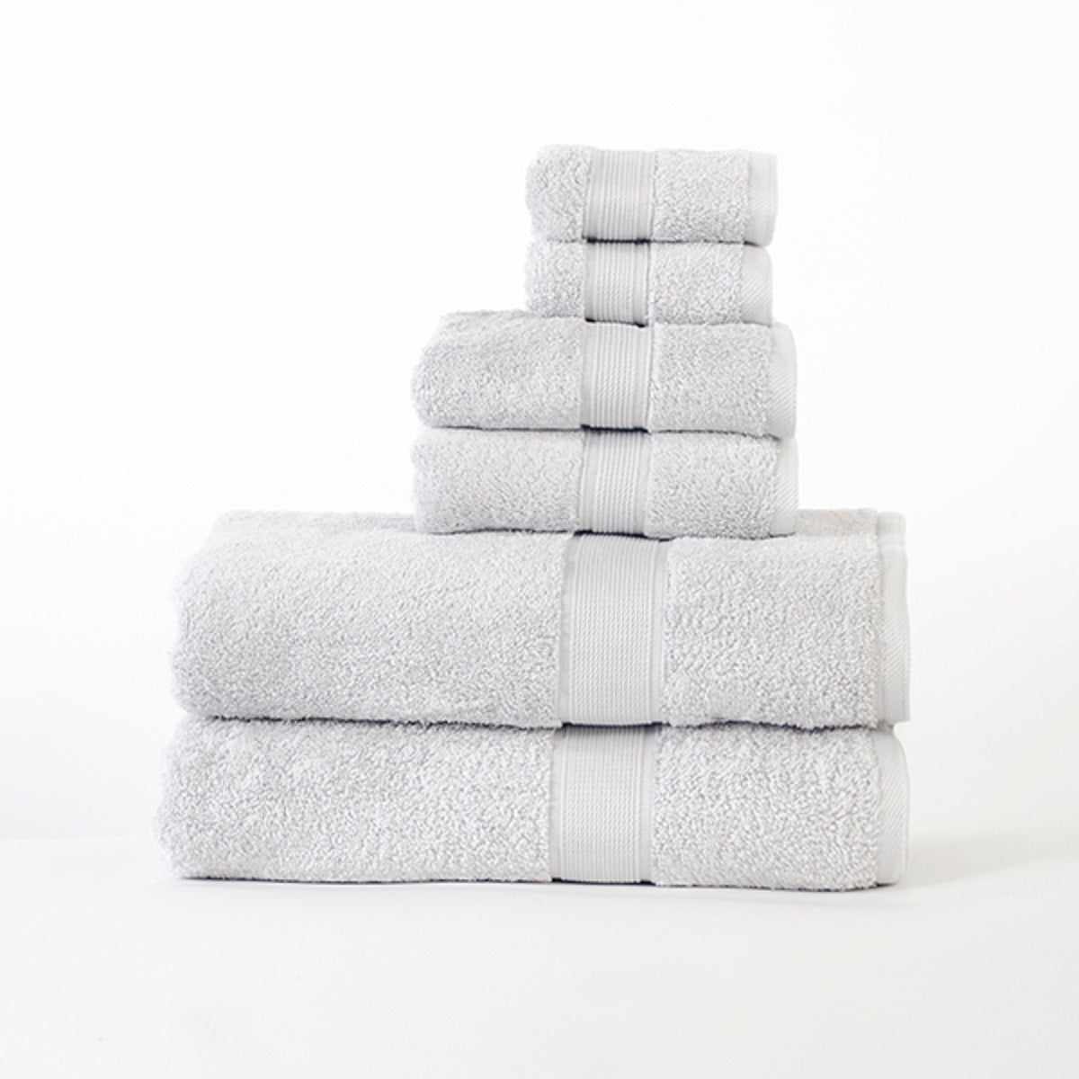 Premium Organic Cotton 6-Piece Plush Towel Set - Ultra Soft, Absorbent & Eco-Friendly Bath Towels for Spa, Gym, and Luxury Home Use