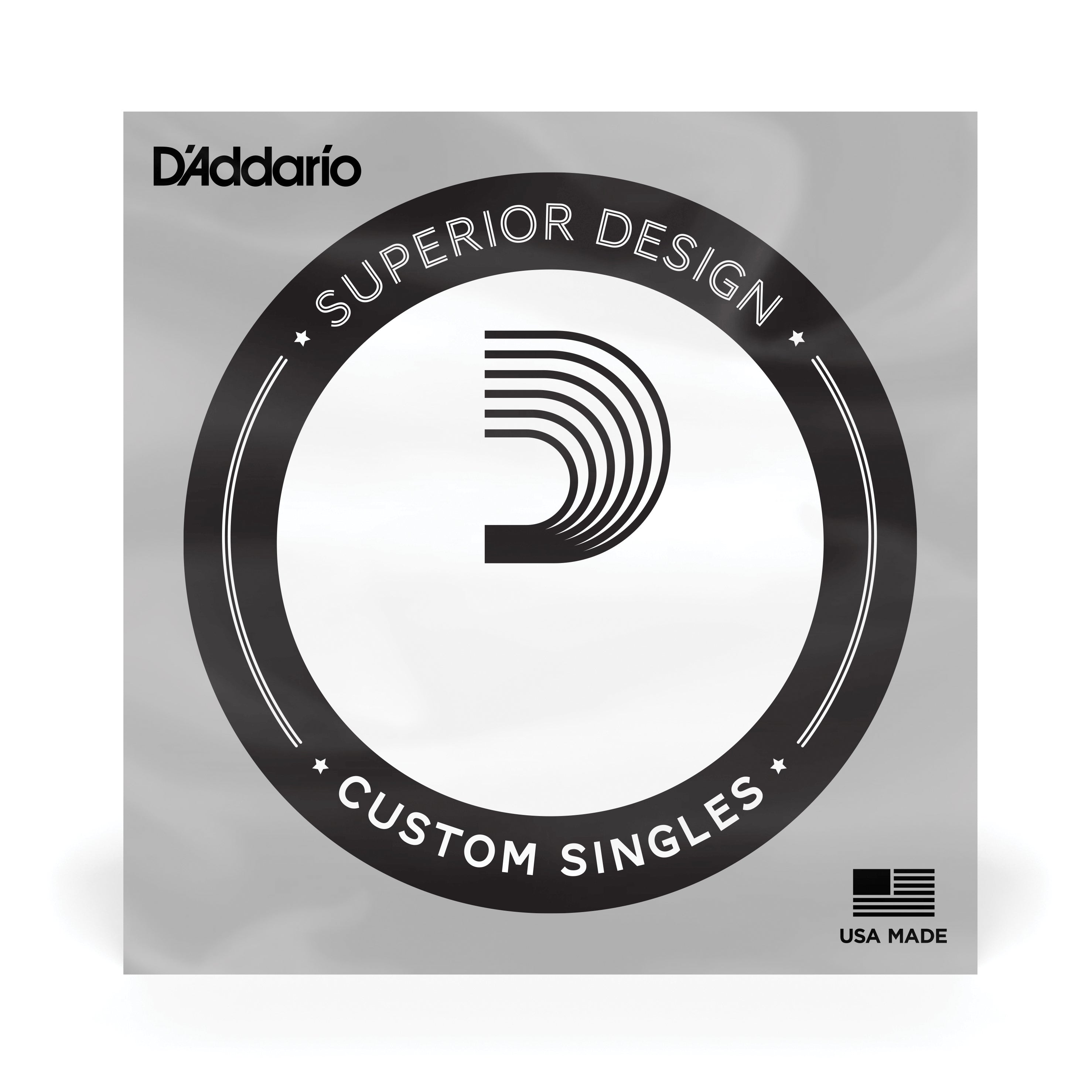D'Addario CG045 Flat Wound Electric Guitar String - Single .045 Gauge for Smooth Playability & Warm Tone - Perfect for Jazz, Blues & Studio Recording