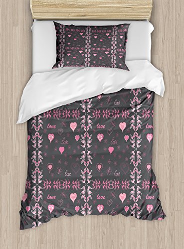 Charcoal Grey Pink