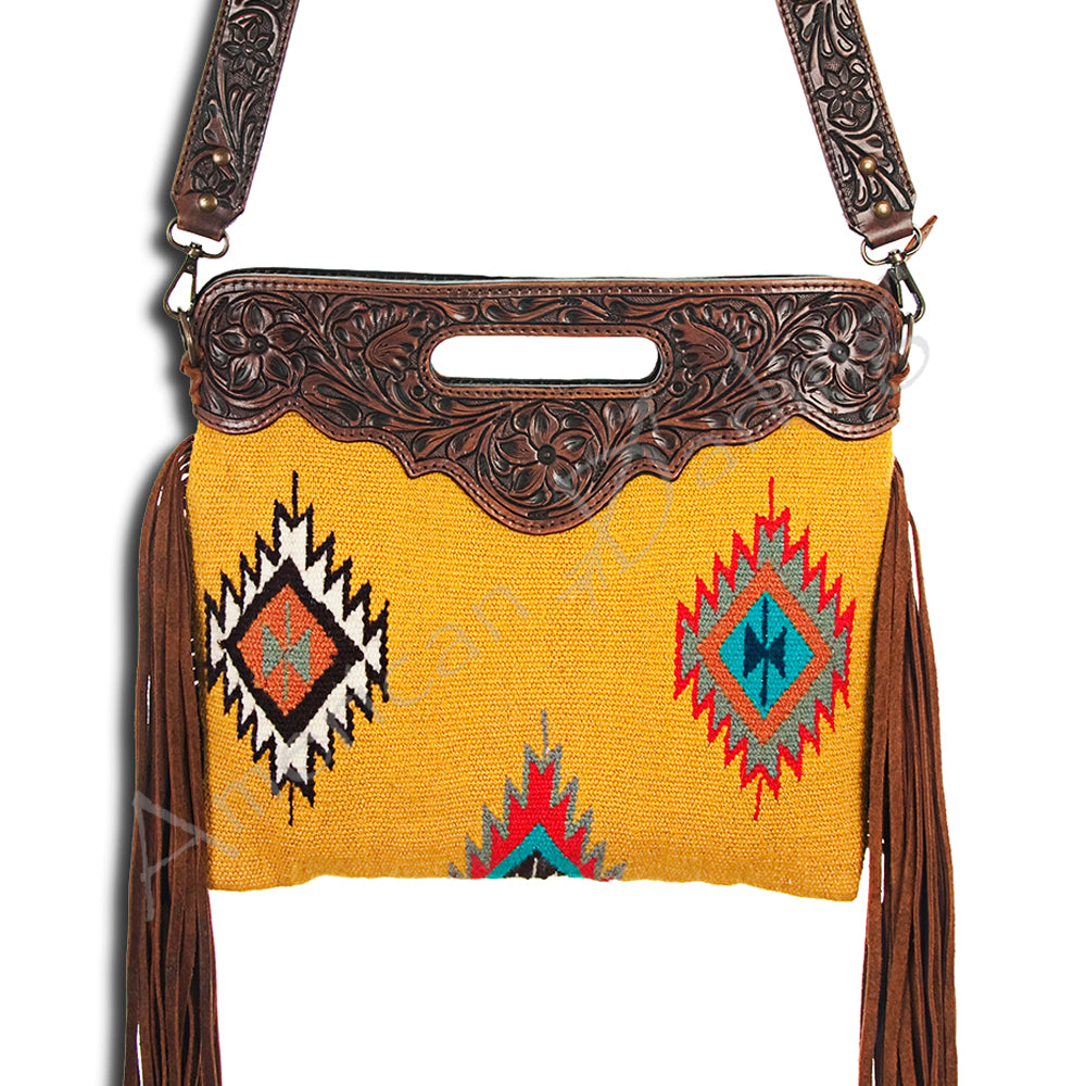 Yellow Diamond Saddle Blanket