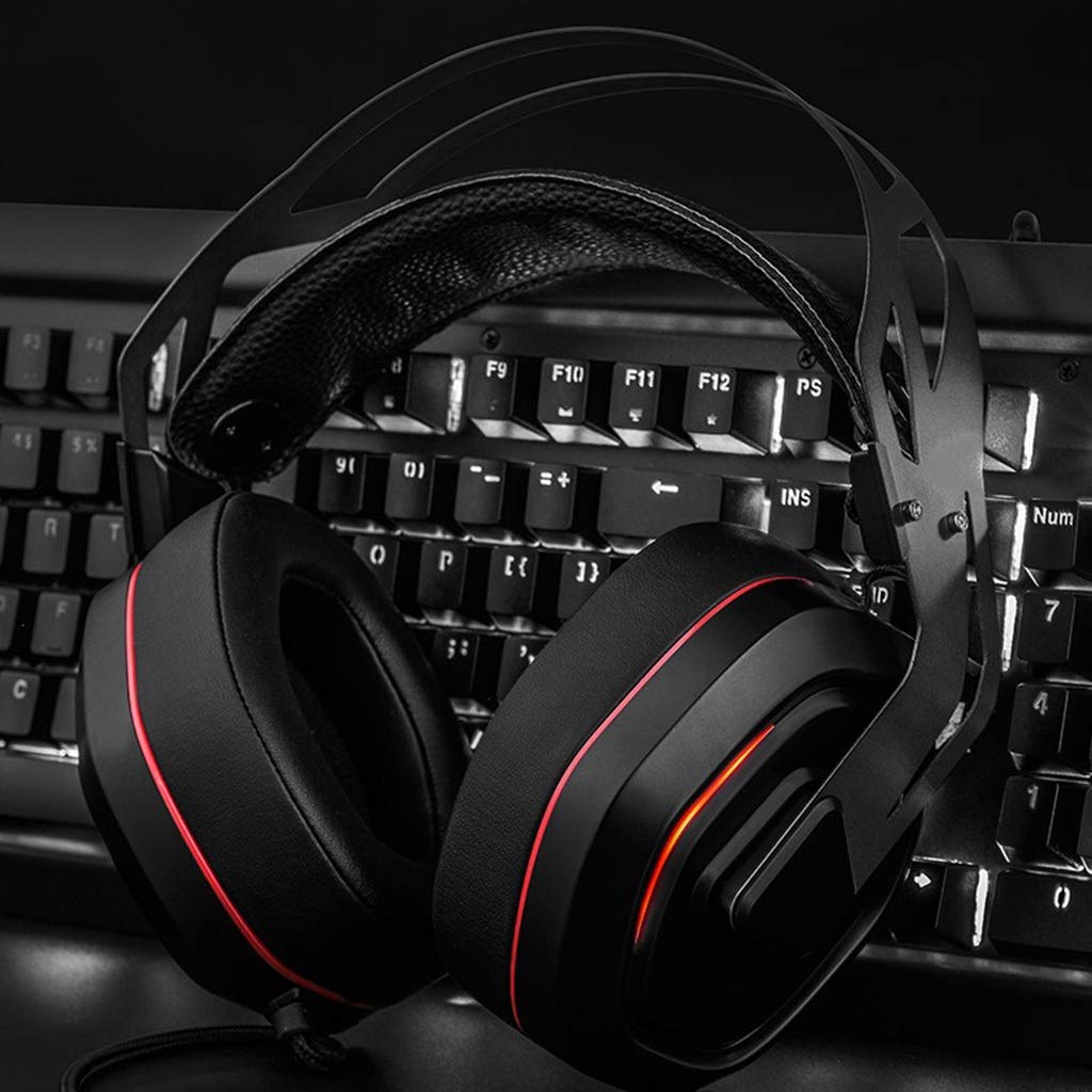 Noise Canceling Gaming Headset with Mic - Stereo Sound for PC Gaming & Music, Sweat Resistant - Perfect for Esports & Streaming