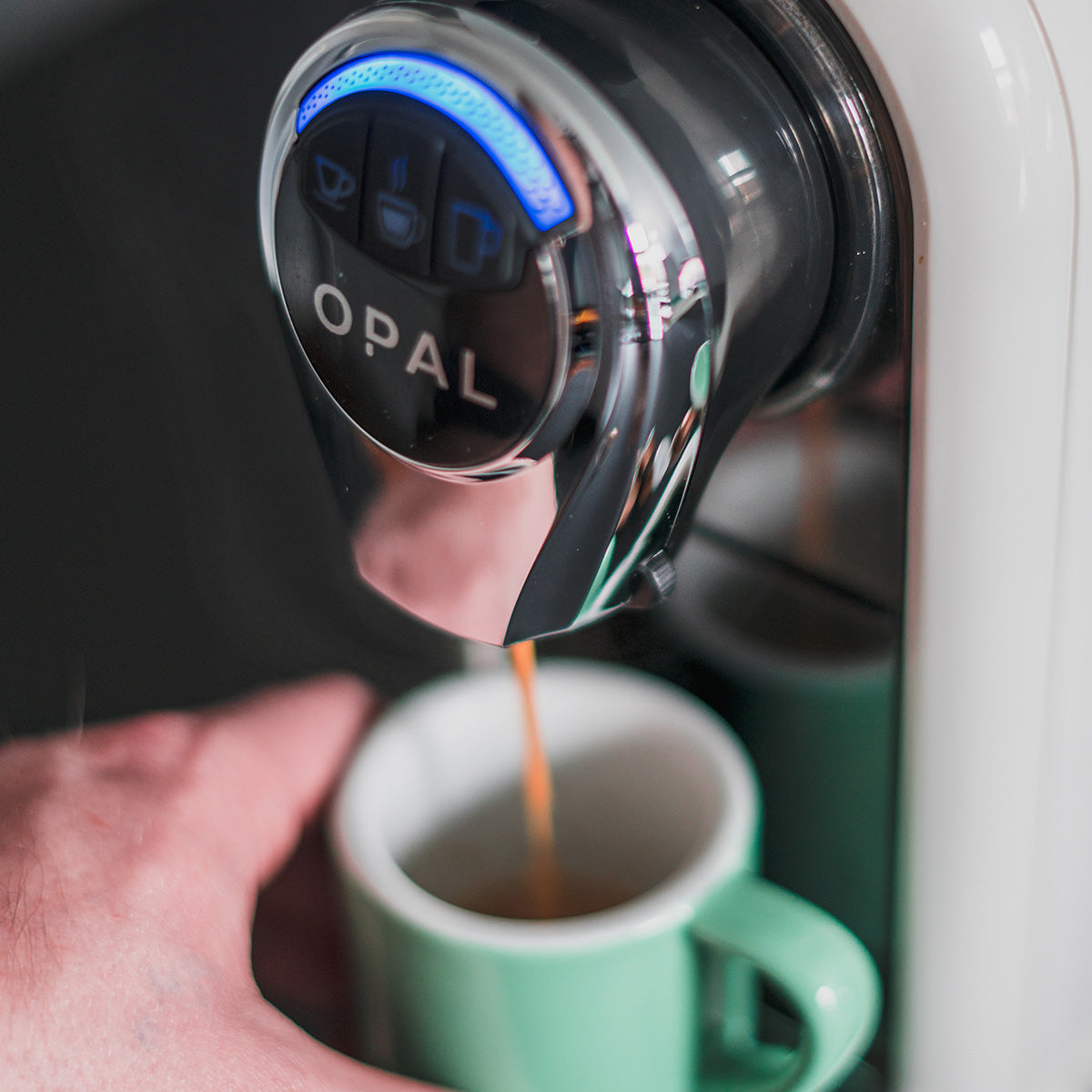 Premium OPAL Coffee Machine & Insulated Rise Mug Bundle - Perfect for Home Brewing, Office Use & Travel - Enjoy Hot Coffee Anywhere