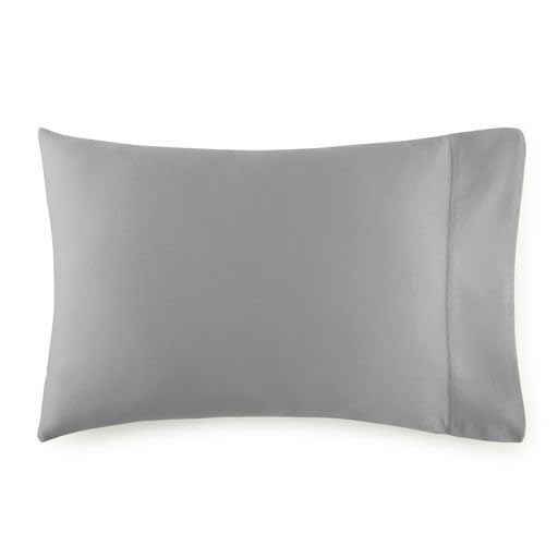 Peacock Alley Clara Luxury Sateen Sheet Set - 100% Long Staple Cotton 320 Thread Count - Soft Smooth All Season Bedding - King Size Dark Grey - Perfect for Master Bedroom & Guest Room Comfort