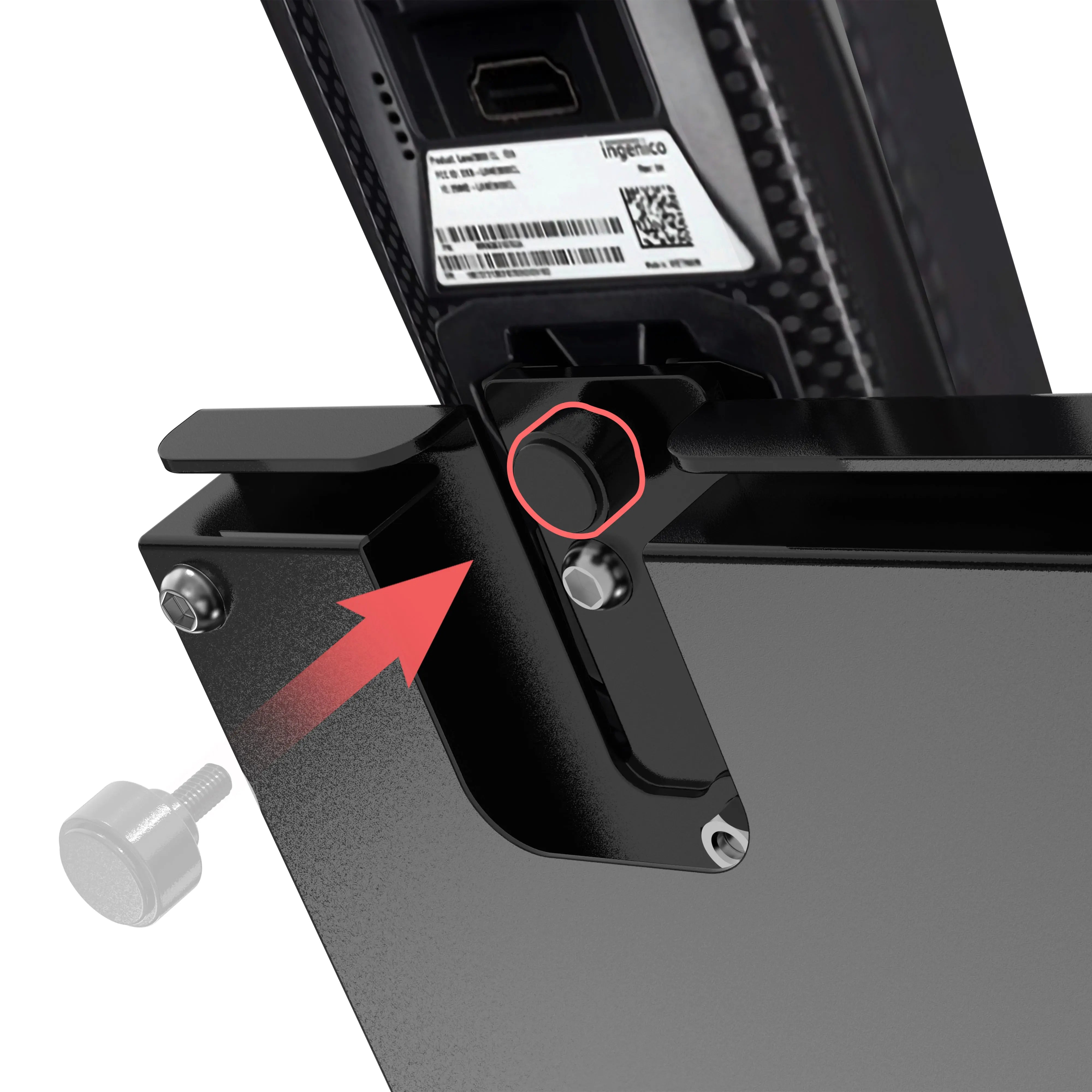 VESA Compatible Desk Mount with Printer Shelf Compartment - Adjustable Monitor Stand for Home & Office Workspace, Ergonomic Computer Monitor Arm for Dual Screen Setup