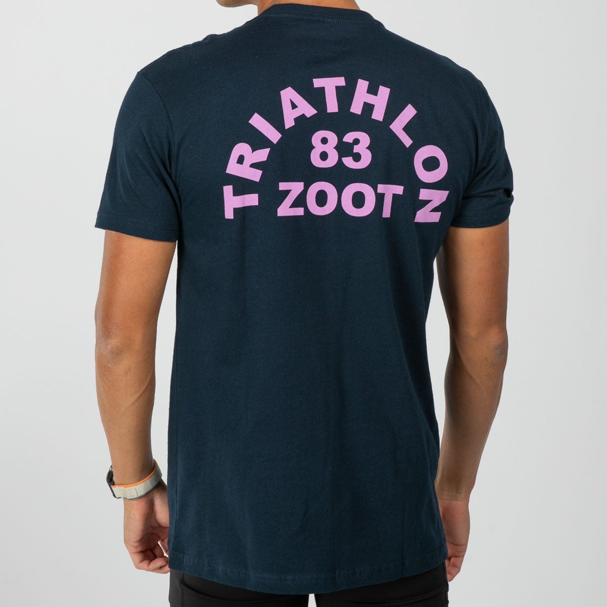 Unisex Triathlon Arch Tee - Breathable Quick-Dry Performance Shirt for Men & Women - Midnight Navy - Ideal for Running, Cycling & Swimming