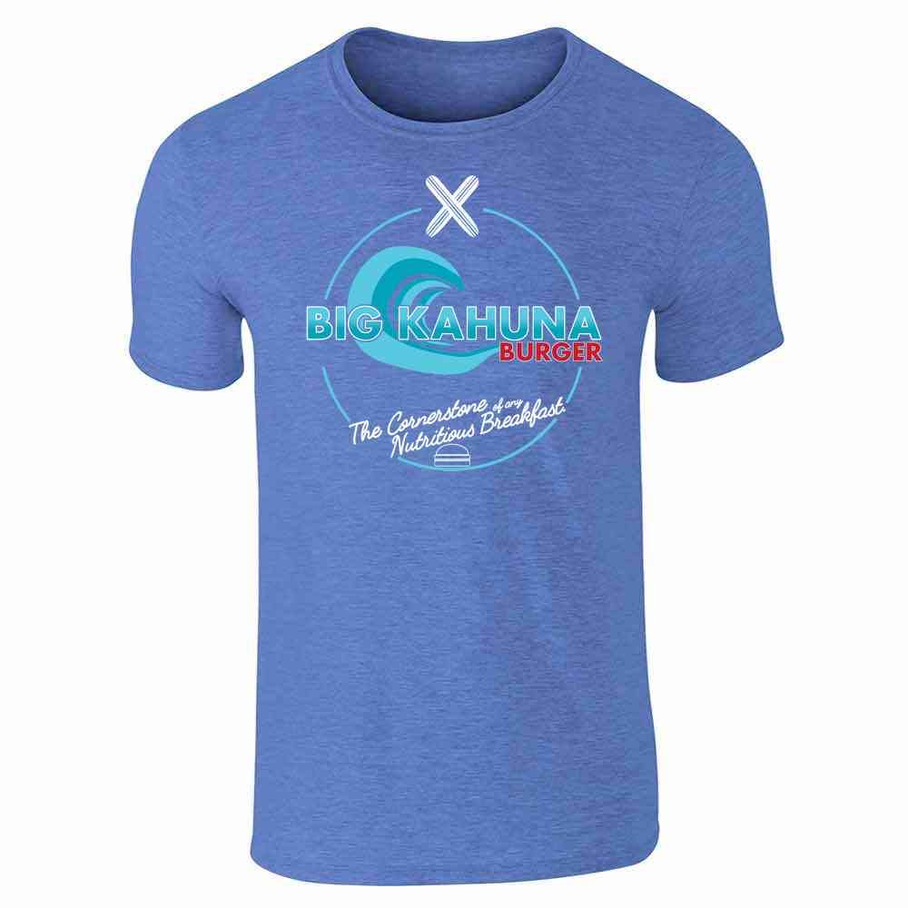 Pop Threads Big Kahuna Burger Graphic T-Shirt for Men - Soft Cotton Casual Tee for Beach, BBQ & Summer Outfits