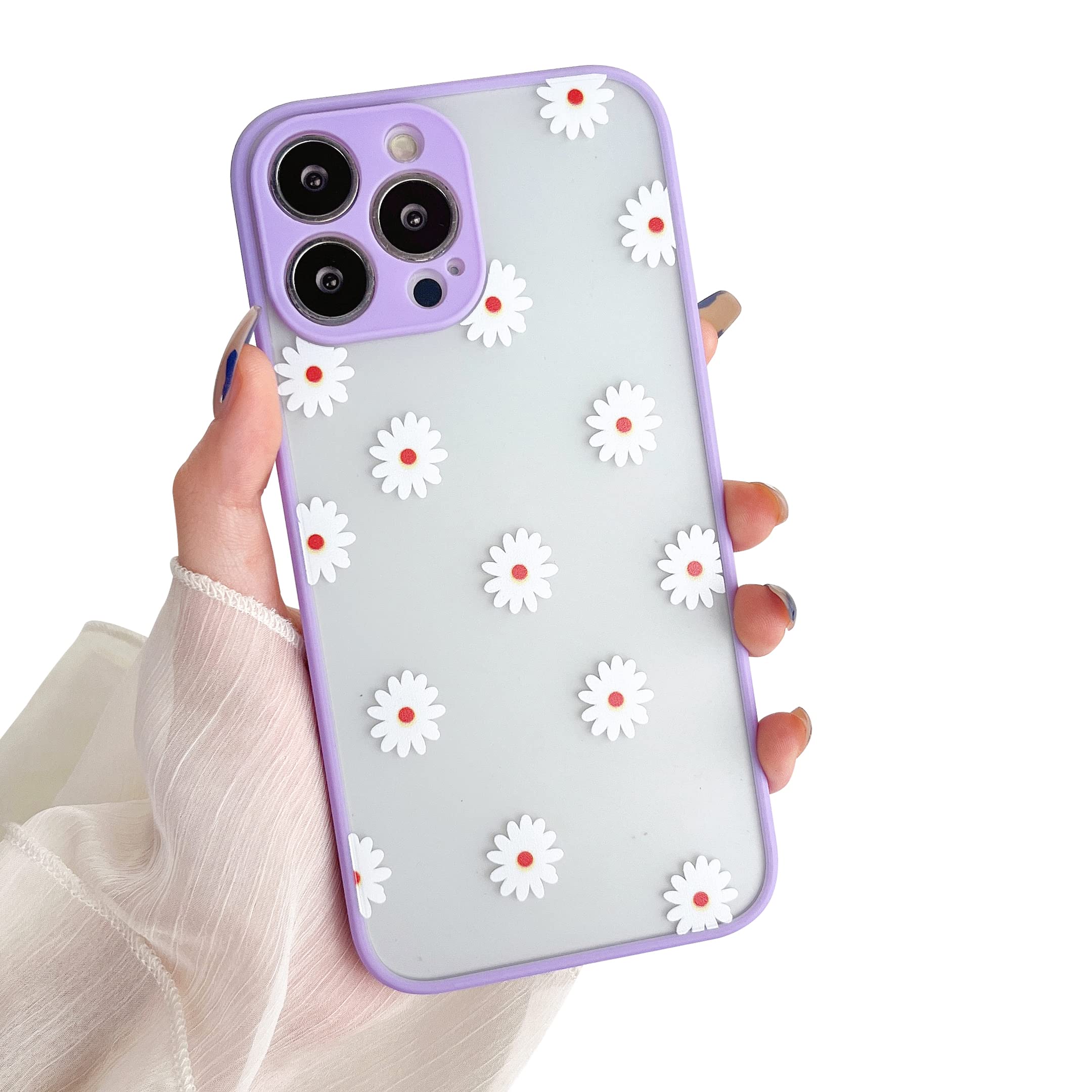 **Cute Daisy Floral iPhone 13 Pro Max Case (6.7